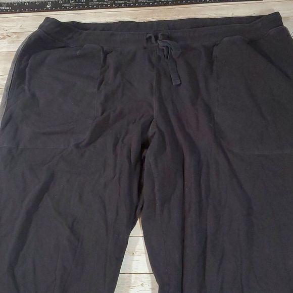 TOMBOYX Tomboy Joggers Sweatpants Size 2X Pockets Black Grey Stripe Down Legs‎ - Picture 5 of 8